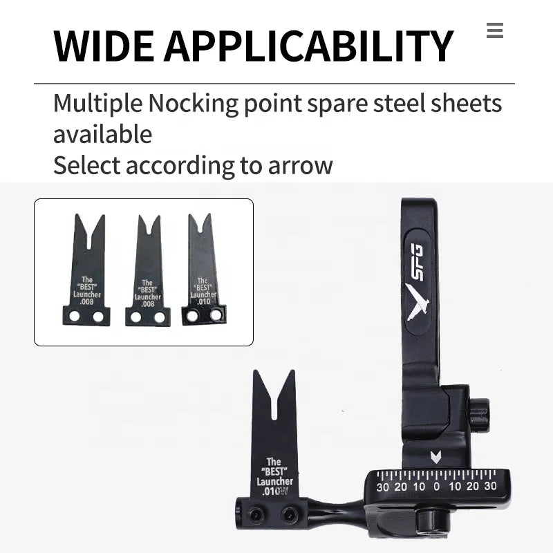 White Smoke SPG JT820 Adjustable Arrow Rest | Steel Blade Compound Bow SPG