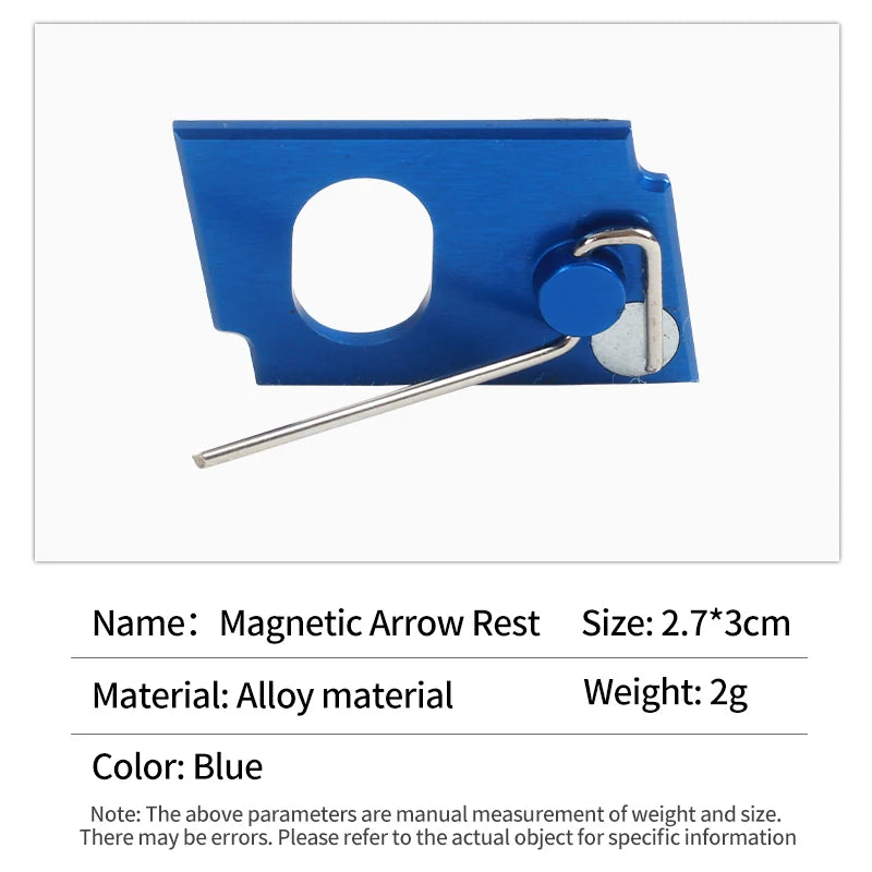 White Smoke SPG JT912 Magnetic Arrow Rest | Adjustable Alloy Recurve Rest SPG