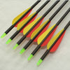 Gray Junxing Archery JX030C Carbon Arrow OD 7.6mm Shaft 30inches Long Total 32'' Long INDIAN SLINGSHOT