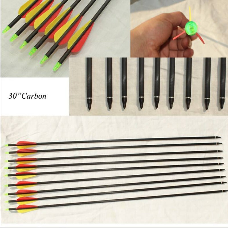 Junxing Archery JX030C Carbon Arrows INDIAN SLINGSHOT