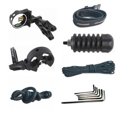 Dark Slate Gray JX1000 Bow Accessories Set for Compound Bow INDIAN SLINGSHOT