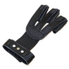 Dark Slate Gray JX502 Archery 3 Finger Protective Tab Glove for Adults Shooting Targeting INDIAN SLINGSHOT
