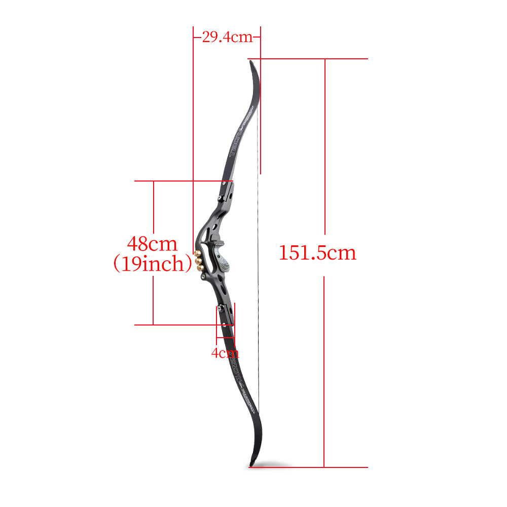 Light Gray Junxing B1 Recurve Bow for Target Shooting and Gaming INDIAN SLINGSHOT