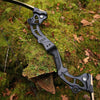 Dark Sea Green Junxing F163 Shooting Bow for Outdoor Games INDIAN SLINGSHOT