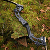 Dark Sea Green Junxing F163 Shooting Bow for Outdoor Games INDIAN SLINGSHOT