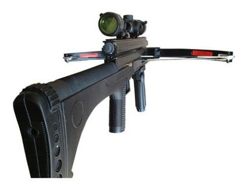 Dark Slate Gray Junxing M4 80LBS  Repeating Crossbow with Arrow & Steel Ball Support for Outdoor Target Shooting and Fishing JUNXING