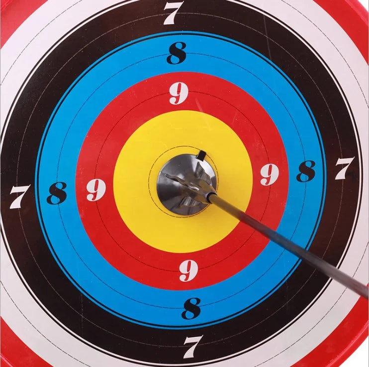 Dark Slate Gray SPG Kids ABS Archery Target — 42cm Suction Cup Bullseye Board SPG