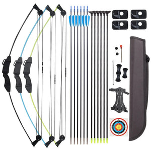 Dark Slate Gray SPG Kids Compound Bow – Beginner-Friendly Youth Archery Set SPG