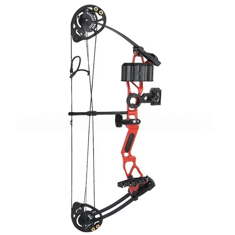 White Smoke SPG Kids Compound Bow | Adjustable 16–28 LBS | Beginner Archery Set SPG