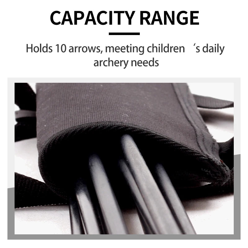 Dark Slate Gray SPG Kids Lightweight Arrow Bag – Oxford Cloth Youth Quiver (48×8 cm) SPG
