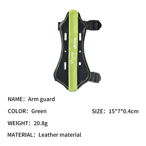 Khaki SPG Kids Archery Arm Guard – Adjustable Leather Forearm Protector SPG