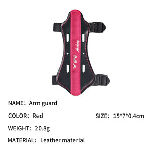 Pale Violet Red SPG Kids Archery Arm Guard – Adjustable Leather Forearm Protector SPG