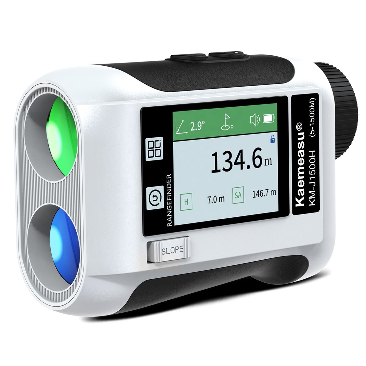 Dark Slate Gray LCD Screen Golf Sport Laser Rangefinder KAEMEASU
