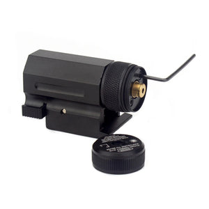 White Smoke Dual-Mode LED Flashlight & Red/Green Laser Sight Outdoor Light Accessory MARKSMAN