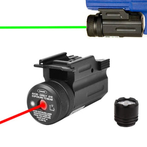White Smoke Dual-Mode LED Flashlight & Red/Green Laser Sight Outdoor Light Accessory MARKSMAN