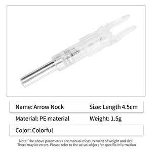 Dark Slate Gray SPG 6.2mm LED Lighted Arrow Nocks – Durable PE Archery Tail SPG