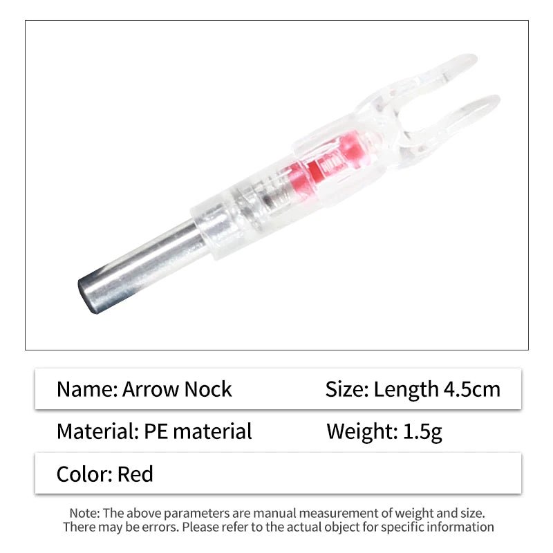 Lavender SPG 6.2mm LED Lighted Arrow Nocks – Durable PE Archery Tail SPG