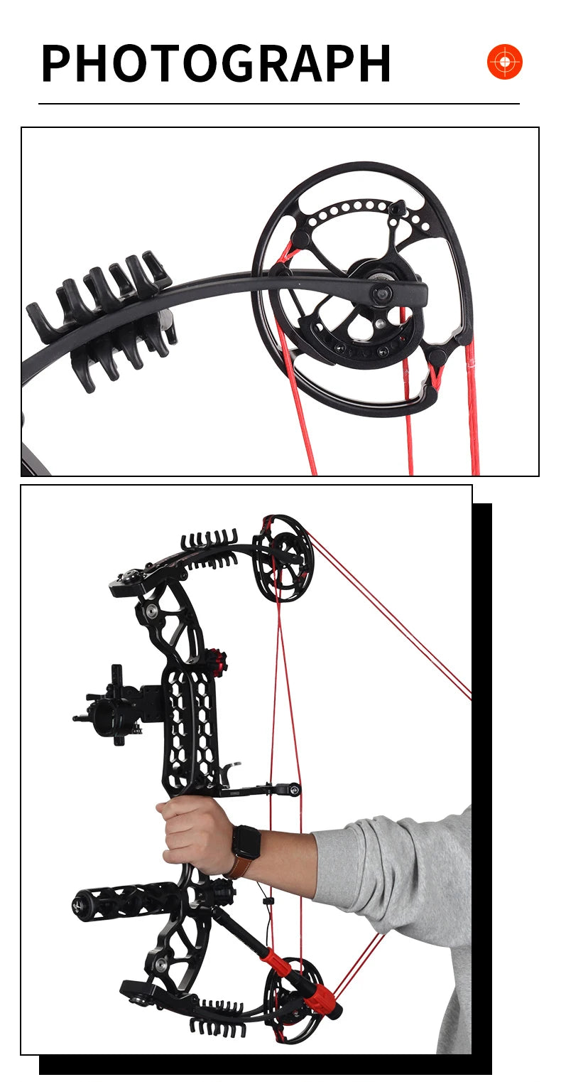 Gray STARCN LSZED Dual Purpose Compound Bow – 26" ATA Aluminum Alloy Frame SPG