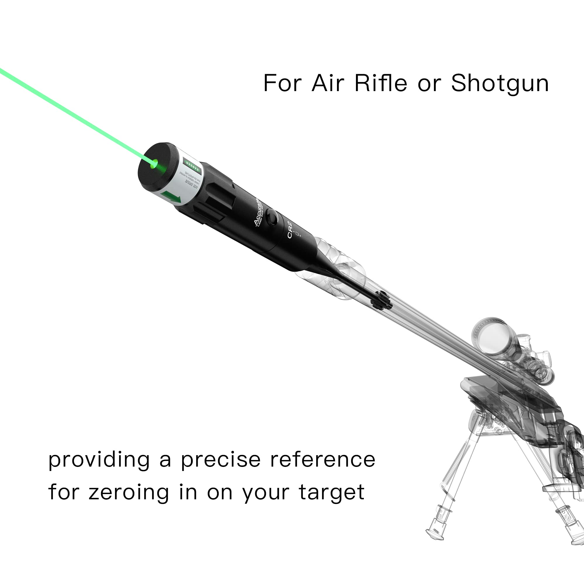 Dark Slate Gray Green Laser Advanced Laser Bore Sighter Caliber Kit MARKSMAN