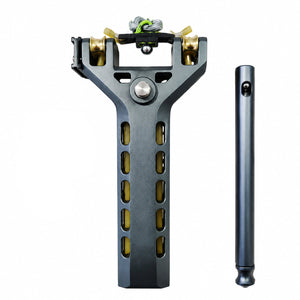 White Smoke Infii 3D Printed Resin and Infii Laser-Equipped Alloy Slingshot INDIAN SLINGSHOT