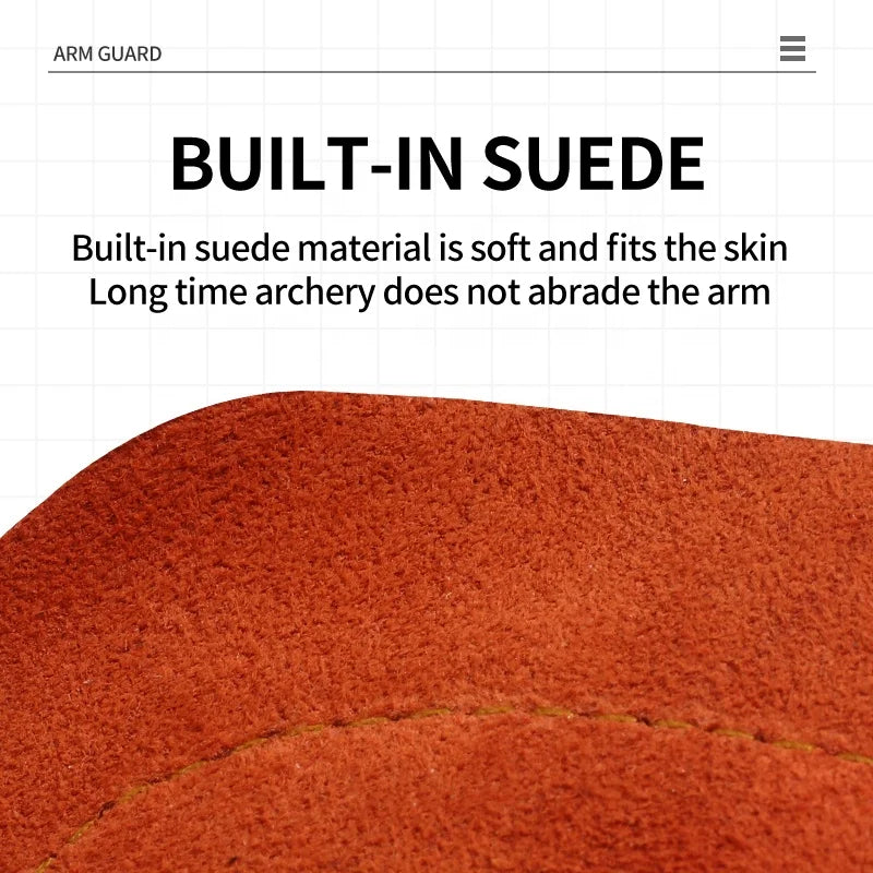 Firebrick SPG Leather Arm Guard – Adjustable Archery Forearm Protector SPG