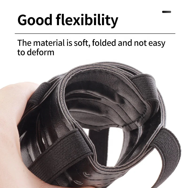 Dark Slate Gray SPG Leather Arm Guard – Long Adjustable Archery Forearm Protector SPG