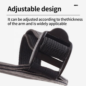 White Smoke SPG Leather Arm Guard – Long Adjustable Archery Forearm Protector SPG