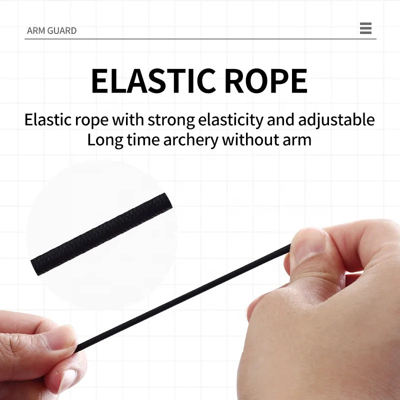 Light Gray SPG Leather Arm Guard – Adjustable Archery Forearm Protector SPG