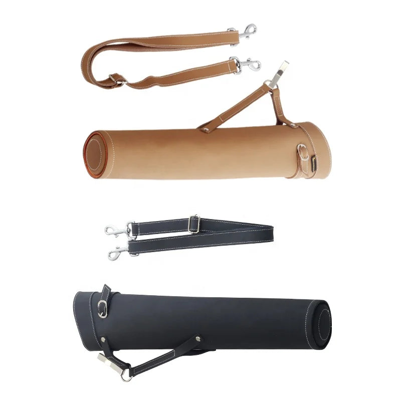 Dim Gray SPG Leather Arrow Bag – Premium Hip/Back Quiver (Black/Brown) SPG