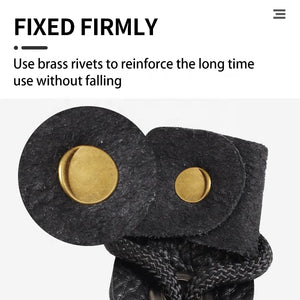 Dark Slate Gray SPG Leather Bow Stringer – 1.6m Lightweight Recurve Tool SPG