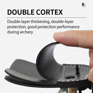 Lavender SPG Leather Finger Protector 8.5×7cm for Recurve & Longbow SPG