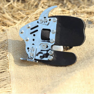 Wheat SPG Leather Finger Tab – Adjustable Archery Finger Guard (Black) SPG