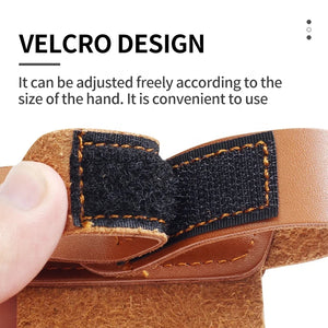 Sienna SPG Leather Hand Guard – Left-Hand Forearm Protector (Black / Brown) SPG