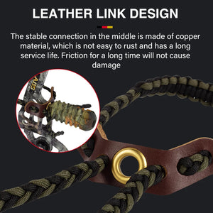 Black SPG Leather Nylon Bow Strap – Adjustable Wrist Sling SPG