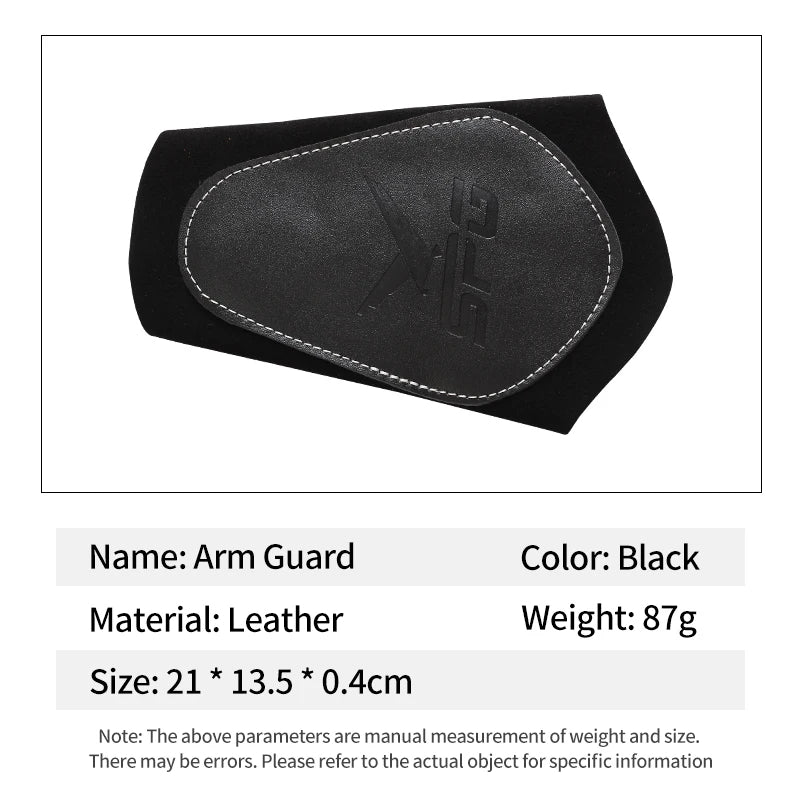 White Smoke SPG Leather Arm Guard – Adjustable Archery Forearm Protector SPG