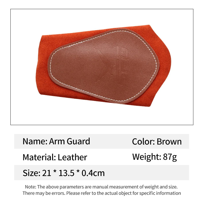 Sienna SPG Leather Arm Guard – Adjustable Archery Forearm Protector SPG