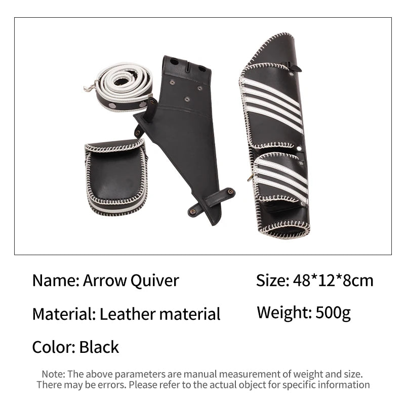 SPG Leather Arrow Quiver – Professional Archery Waist & Shoulder Bag