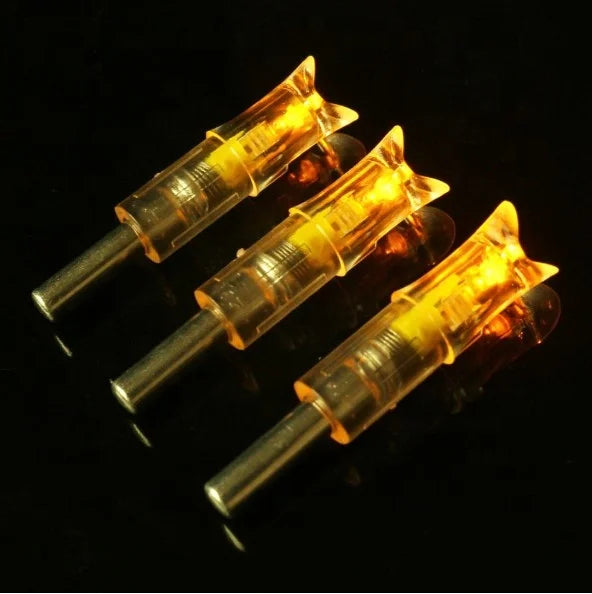 Goldenrod SPG 7.62mm Lighted Nock Arrow – LED Archery Tail for Compound Bows SPG