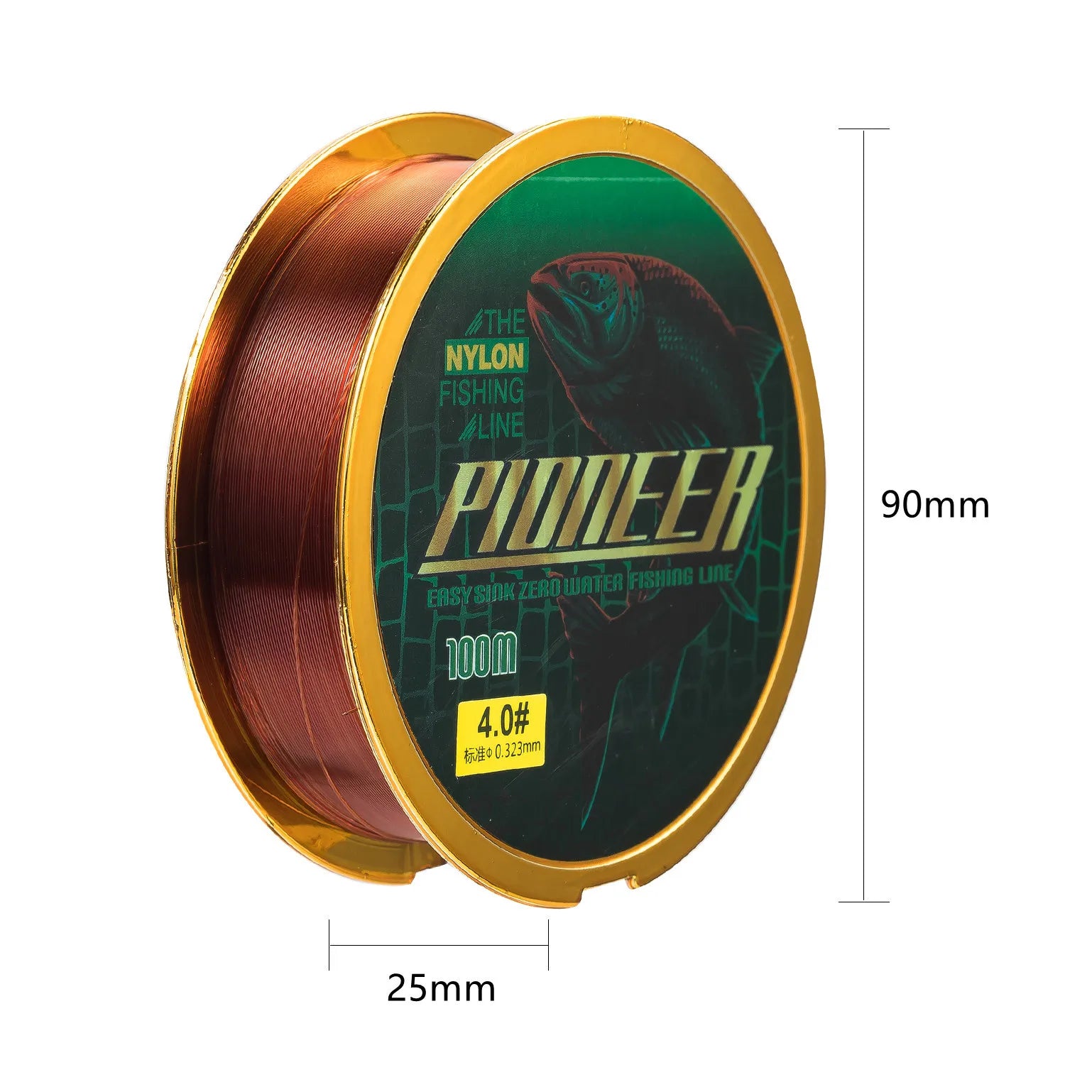 MARKSMAN 100m Nylon Fishing Line – Strong & Wear Resistant