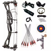 Dark Slate Gray JUNXING M122 Compound Bow for Outdoor Target Shooting INDIAN SLINGSHOT