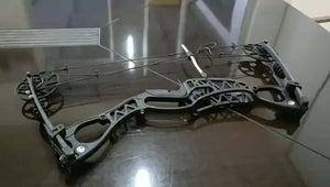 Dark Slate Gray M127 Junxing Shooting Archery Compound Bow with Machined Cams with Slide Modules System INDIAN SLINGSHOT