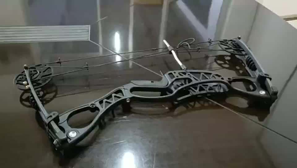 Dark Slate Gray M127 Junxing Shooting Archery Compound Bow with Machined Cams with Slide Modules System INDIAN SLINGSHOT