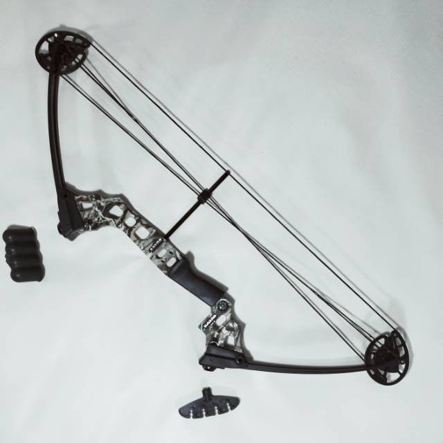 Light Gray Junxing M132 Compound Bow for Outdoor Target Shooting INDIAN SLINGSHOT