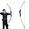 Antique White M99 Straight Draw Bow + Red Dot Single Needle Aim + Quiver + Arm Guard + Metal Arrow + Target Paper Outdoor Archery Accessories INDIAN SLINGSHOT