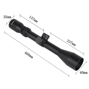 White Smoke MARKSMAN 3-9x40 Rifle Scope with Illuminated Reticle MARKSMAN