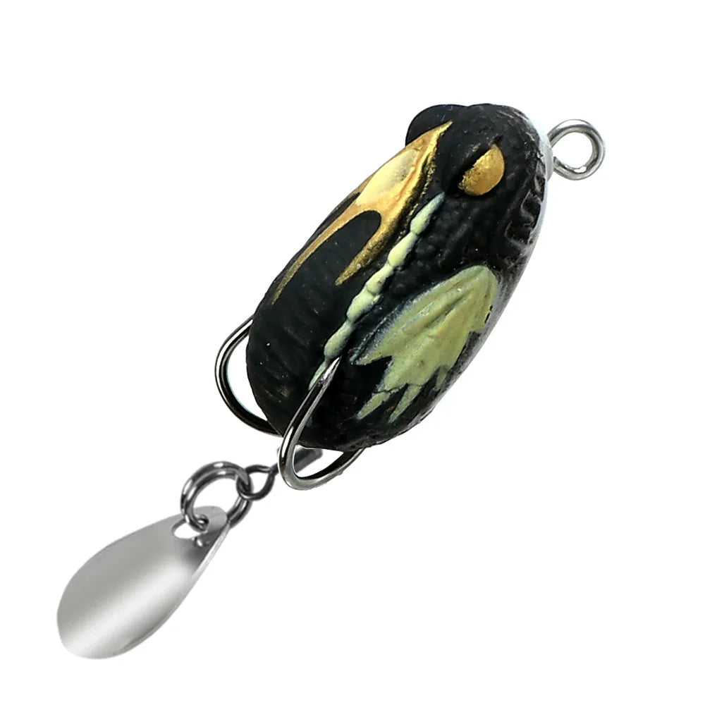 Mini Soft Frog Fishing Lure 3cm 3.2g – Double Hook Top Water