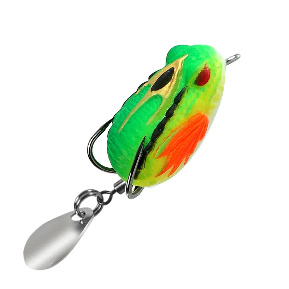 Mini Soft Frog Fishing Lure 3cm 3.2g – Double Hook Top Water