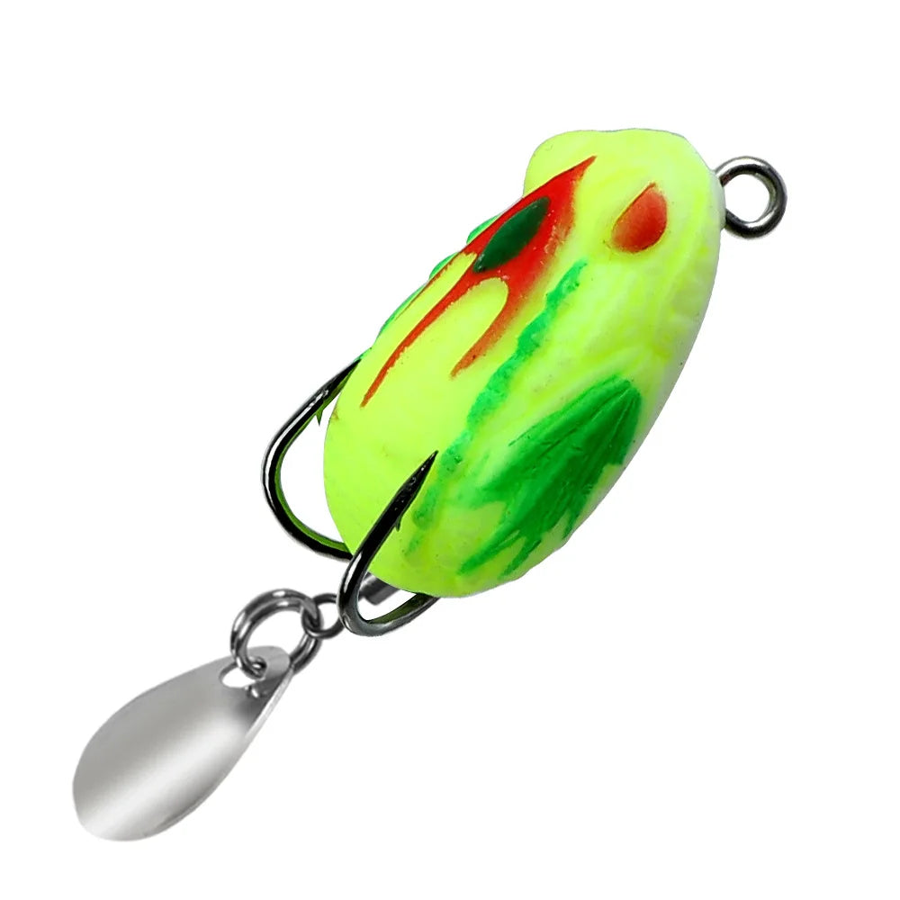 Mini Soft Frog Fishing Lure 3cm 3.2g – Double Hook Top Water