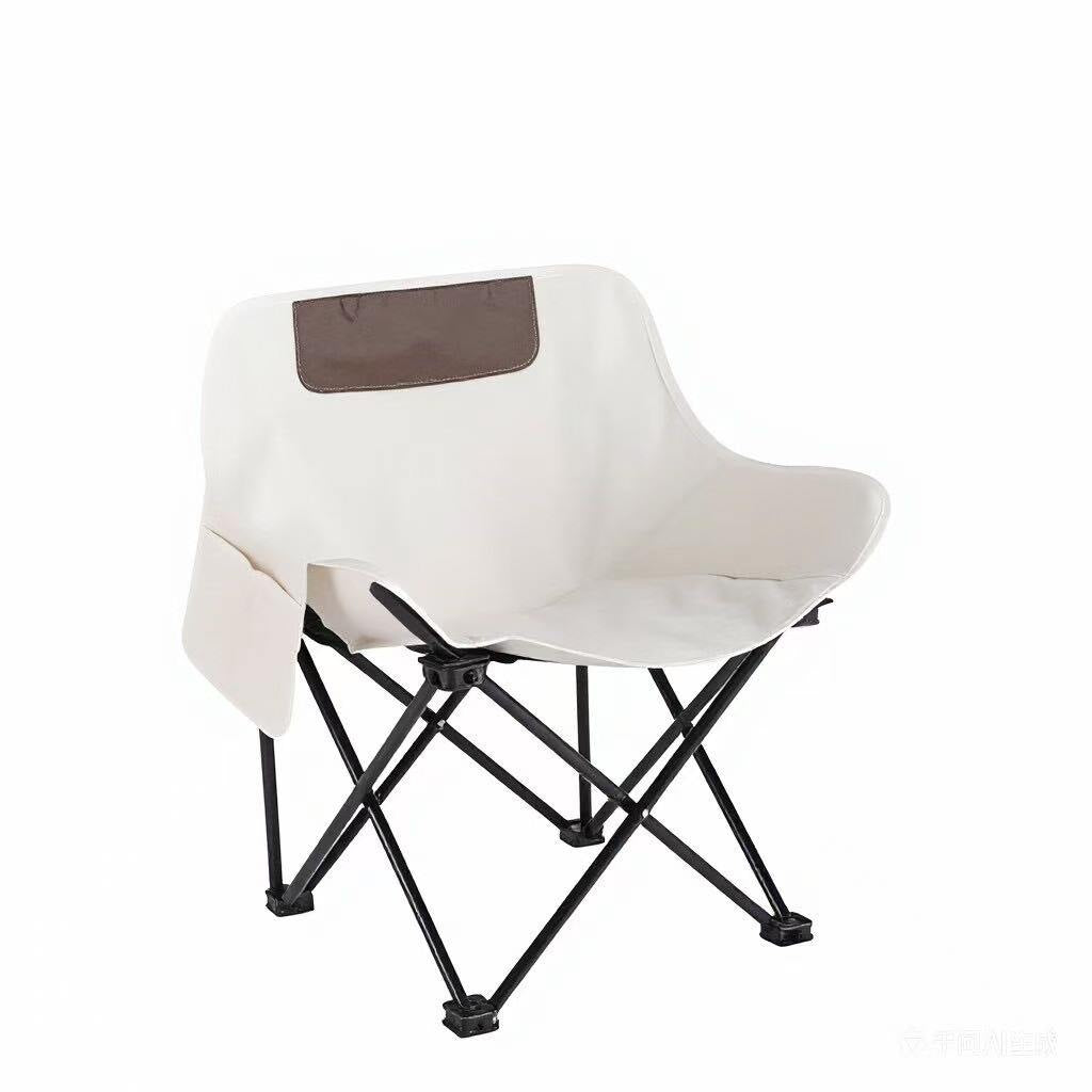 White Smoke MOON CHAIR Ultra-Light Folding Chair for Outdoor Camping & Fishing MARKSMAN
