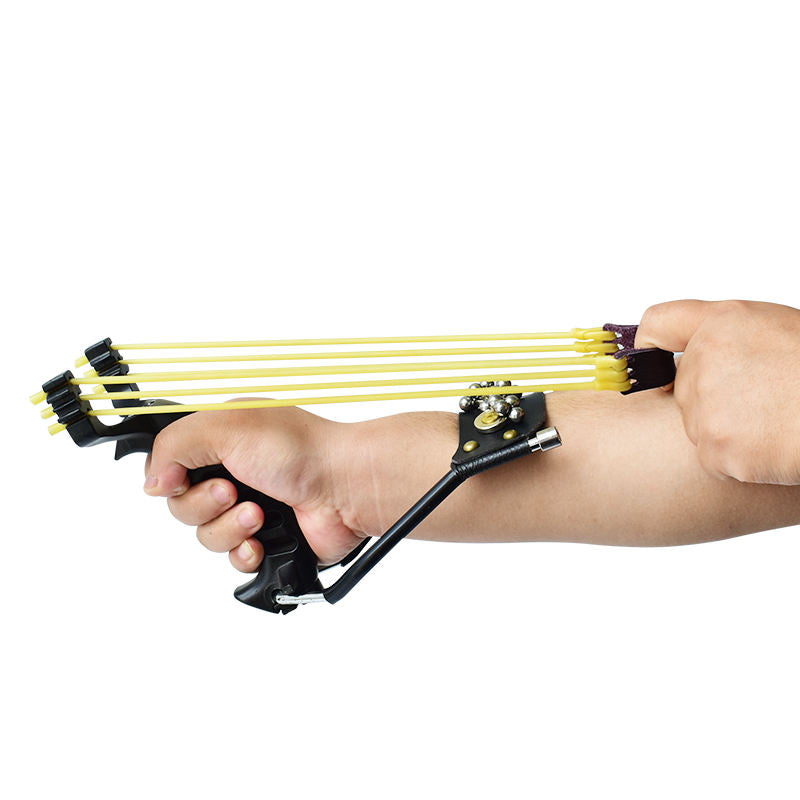 Tan Strong Magnetic Professional Fishing Slingshot Outdoor Sports Shooting Catapult INDIAN SLINGSHOT